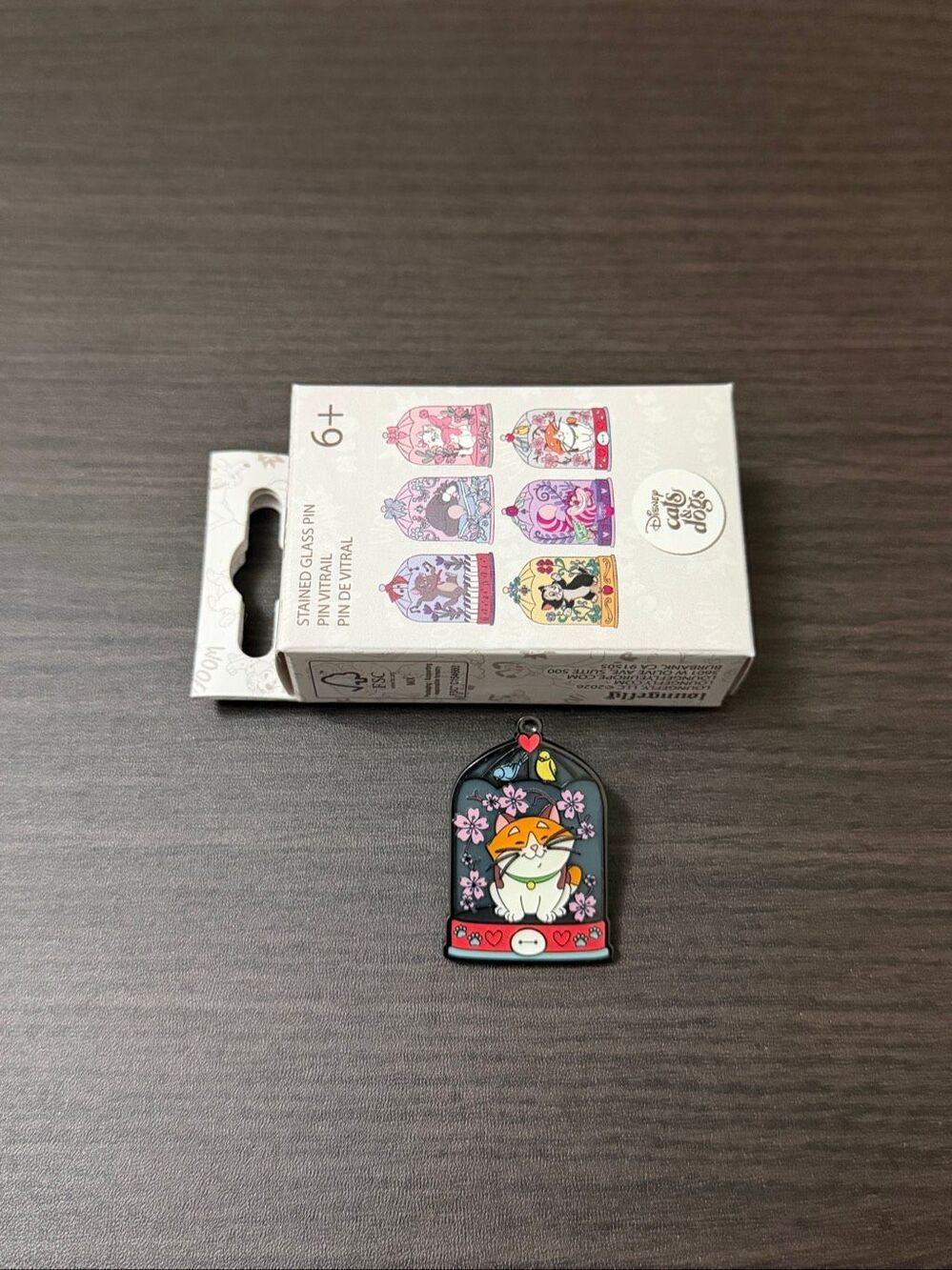 Loungefly Disney Cat Terrarium Blind Box Enamel Pin - Mochi
